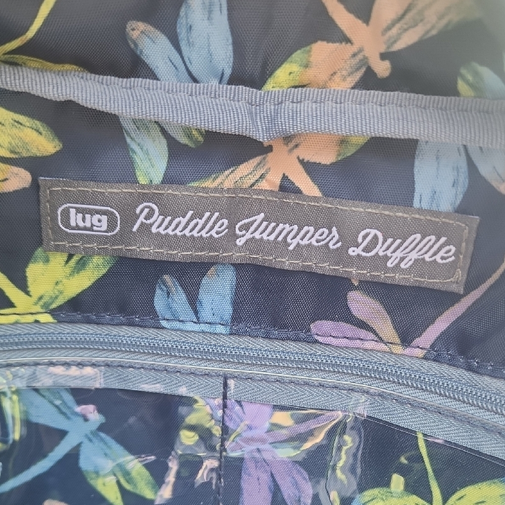 Lug Quilted Puddle Jumper Duffel Bag in Blue - Picture 6 of 10